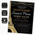 Parisian dance theme flyers